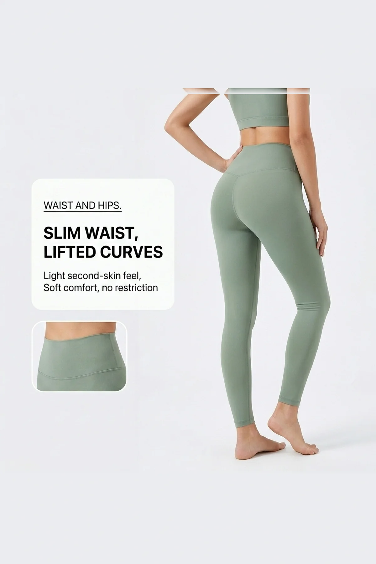 High-Waist Push-Up Butt-Lifting Seamless Yoga Leggings