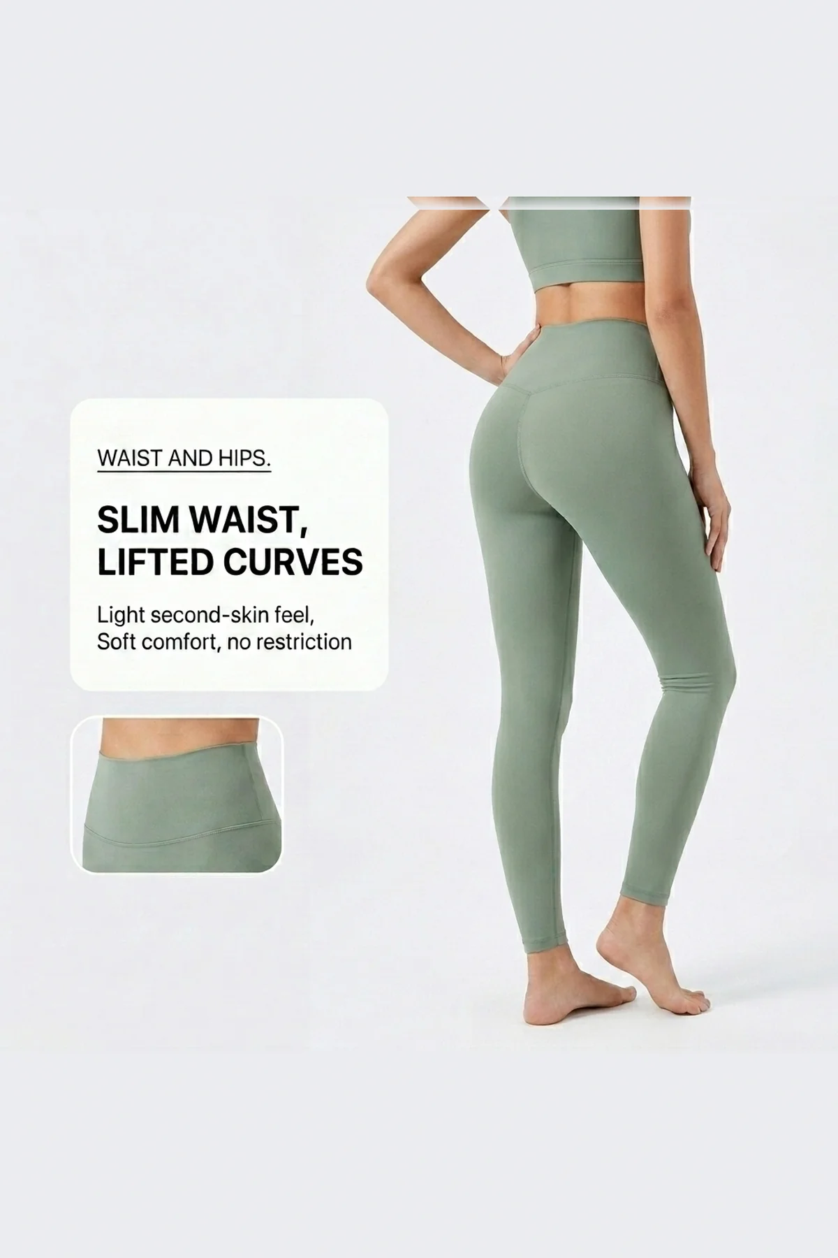 High-Waist Push-Up Butt-Lifting Seamless Yoga Leggings