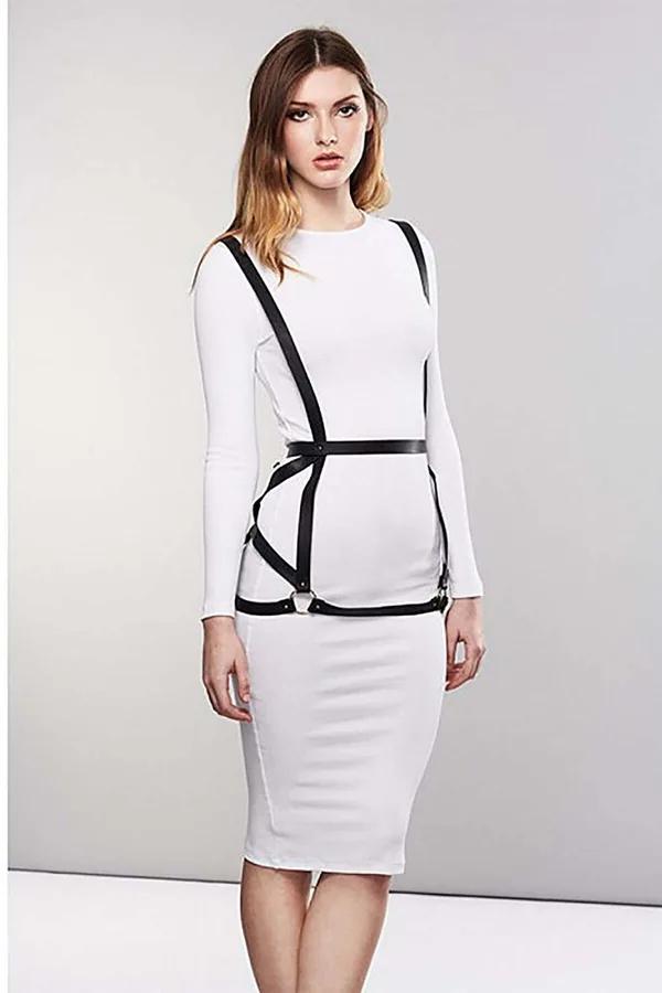 Body Harness with O-Ring Waist Belt