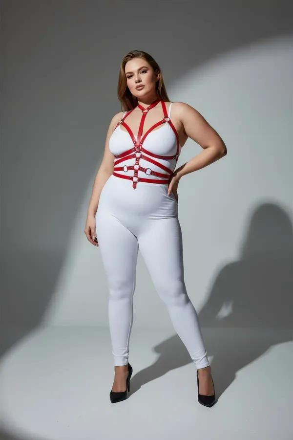 Full Body Harness with Detachable O-Ring Chain