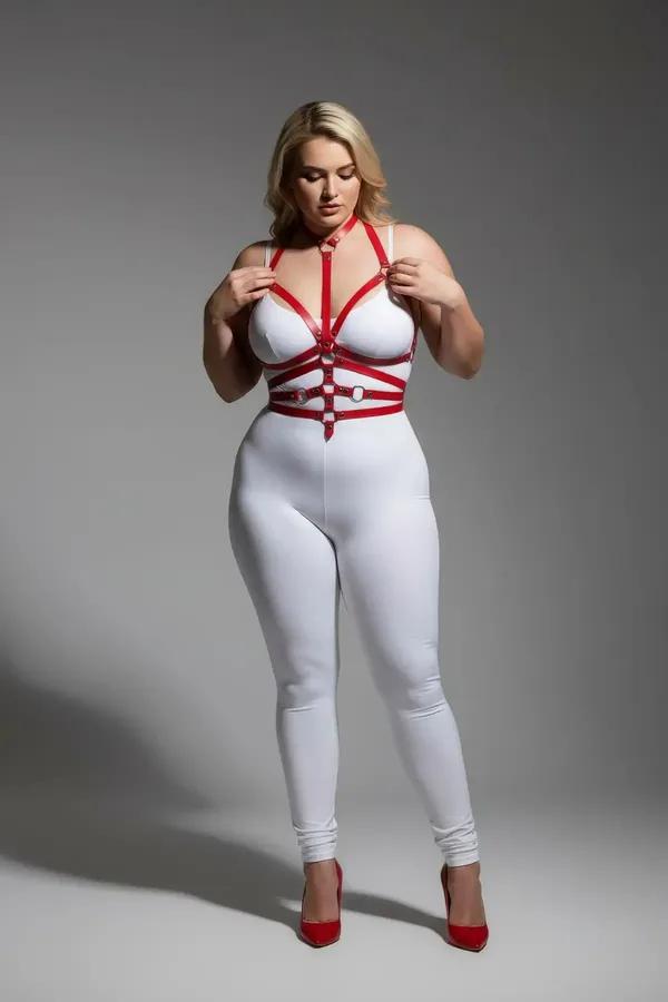 Full Body Harness with Detachable O-Ring Chain