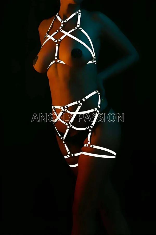 Reflective Full Body Harness Straps