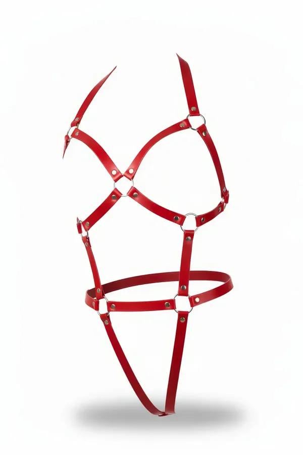 Full Body Harness with O-Ring Accents
