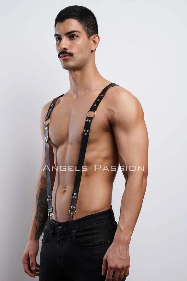 Adjustable Faux Leather Shoulder Harness