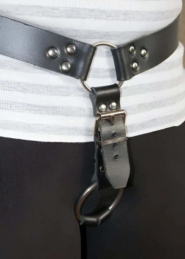 Waist Harness Belt with Adjustable O-Ring & Drop Hook