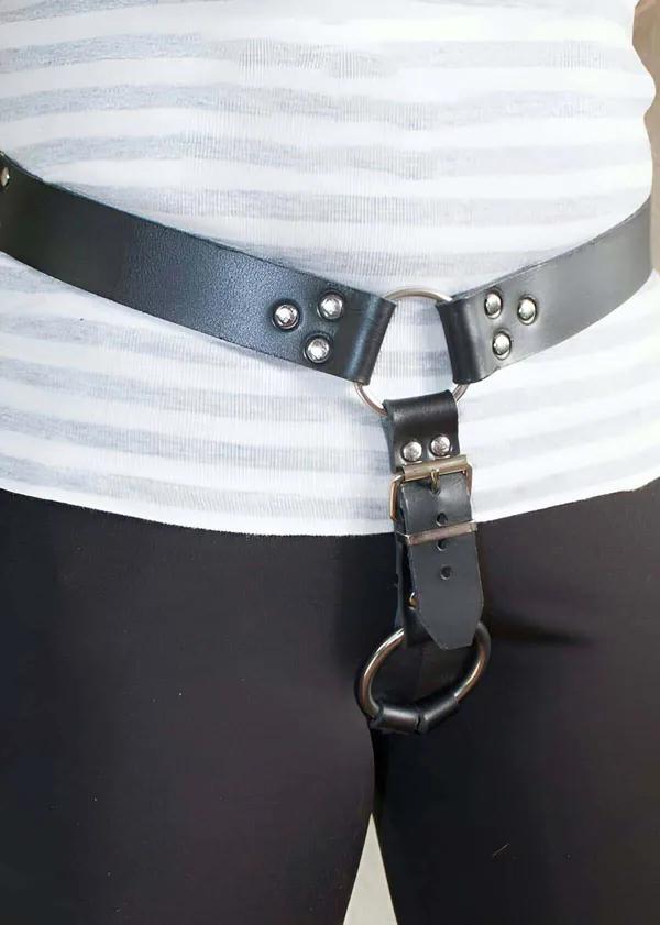 Waist Harness Belt with Adjustable O-Ring & Drop Hook