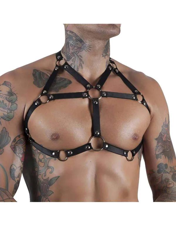 Full Chest Body Harness with Multi O-Ring Design