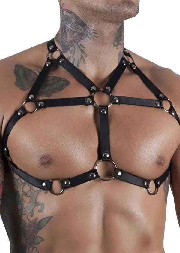 Full Chest Body Harness with Multi O-Ring Design