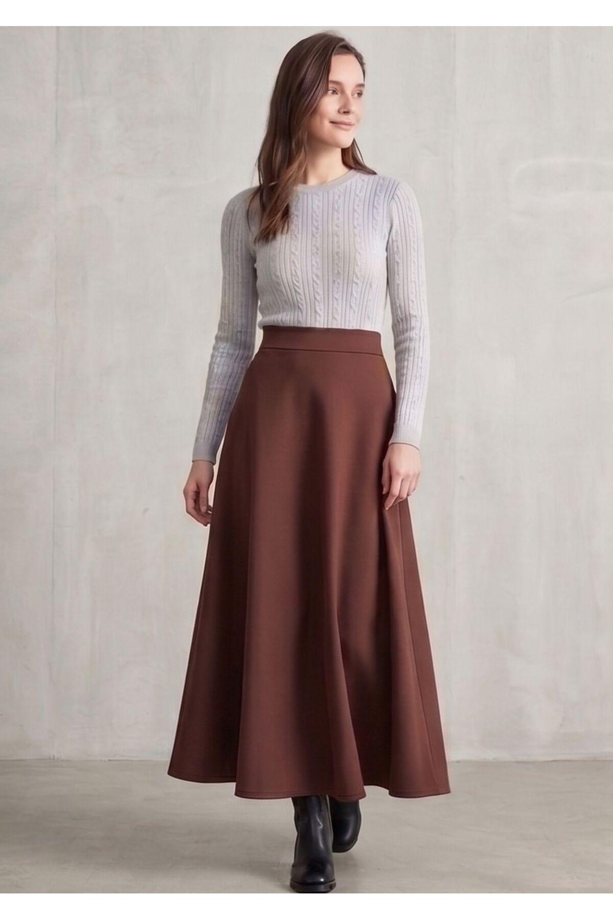Dove Grey Braided Cable Knit Sweater with Long Sleeves