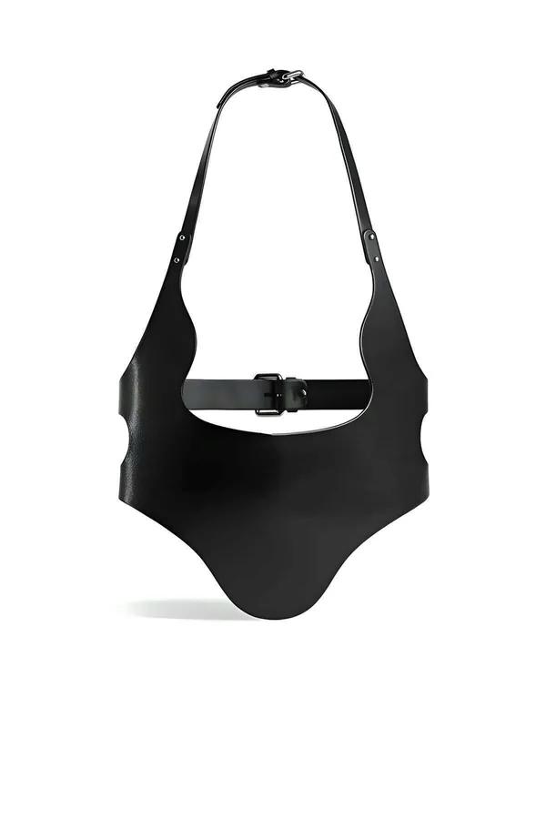 High-Waisted Harness Belt with O-Ring Thigh Garters