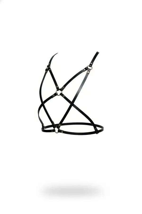 Caged Underbust Chest Harness with Adjustable Straps
