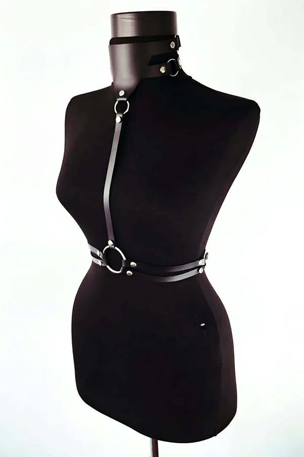 Collared Full Body Harness with O-Ring