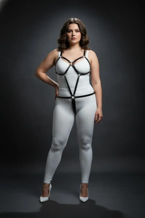 Full Body Harness with Adjustable O-Ring Straps