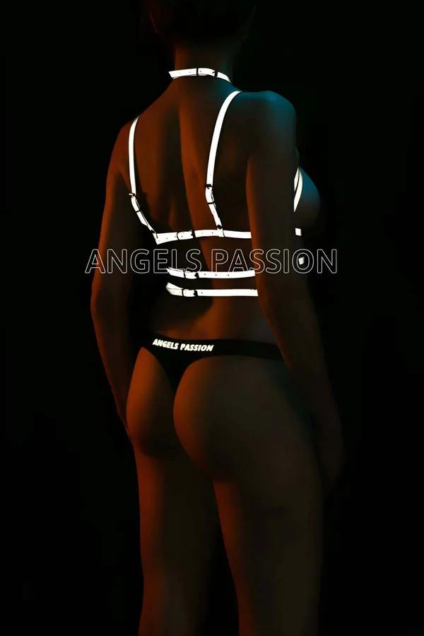 Reflective Strappy Body Harness with O-Rings