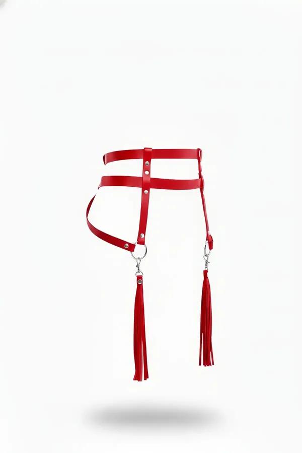 Double-Strap Waist Harness with Detachable Tassel Charms