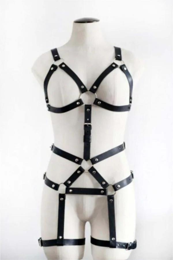 Full Body Harness with O-Ring Detail