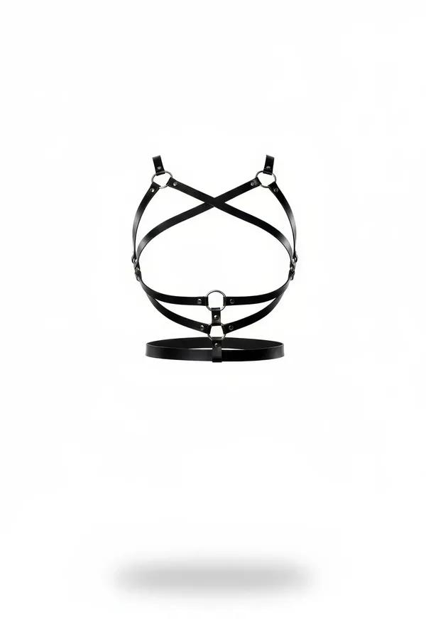 Criss-Cross Chest Harness with Wide Waist Strap