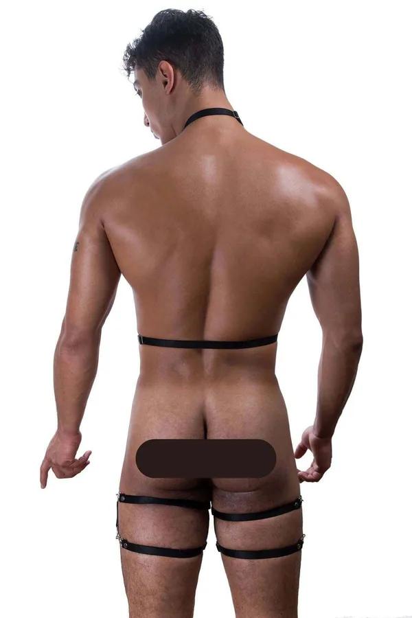 Full Body Harness with O-Ring and Straps