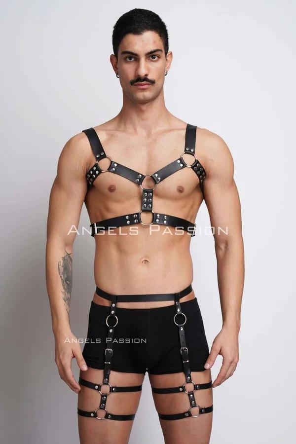 Full Body Harness with O-Ring Accents