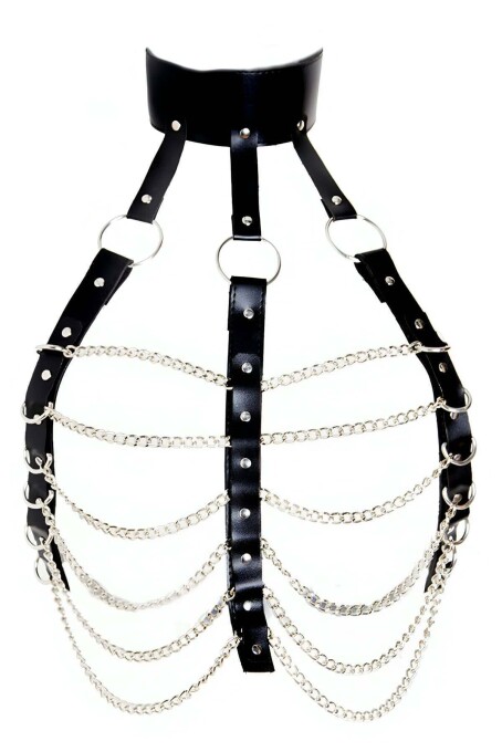 Chain Fantasy Chest Harness for Sexy Bondage Play - 2