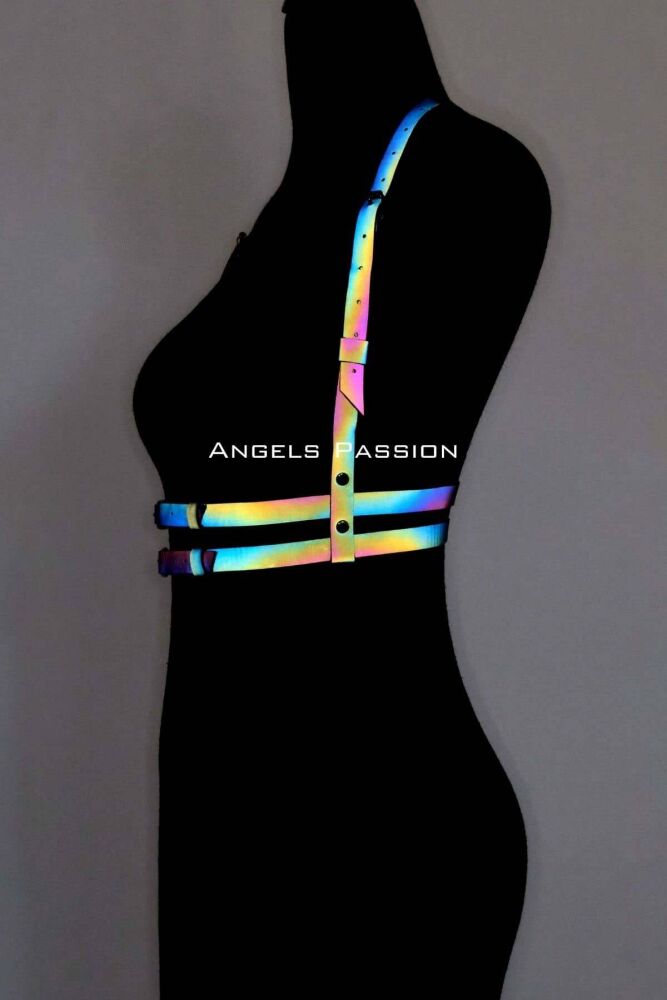 Colorful Reflective Chest Harness, Glow-in-the-Dark Chest Harness - 2