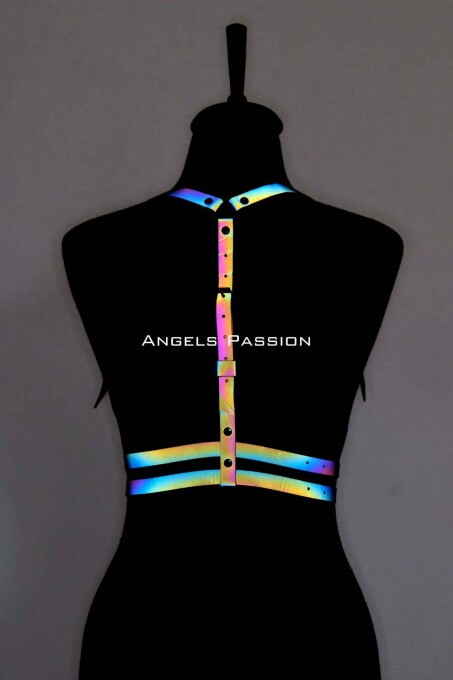 Colorful Reflective Chest Harness, Glow-in-the-Dark Chest Harness - 3