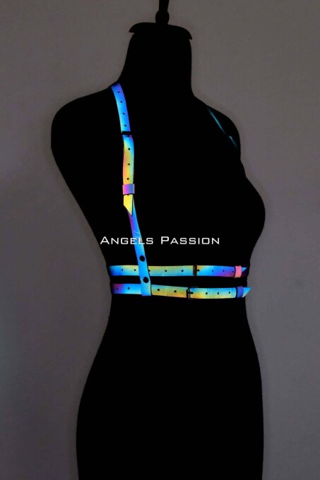 Colorful Reflective Chest Harness, Glow-in-the-Dark Chest Harness - 5