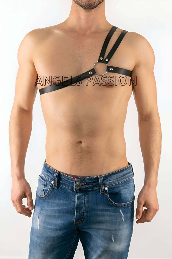 Double Leather Shoulder Harness for Men - 1