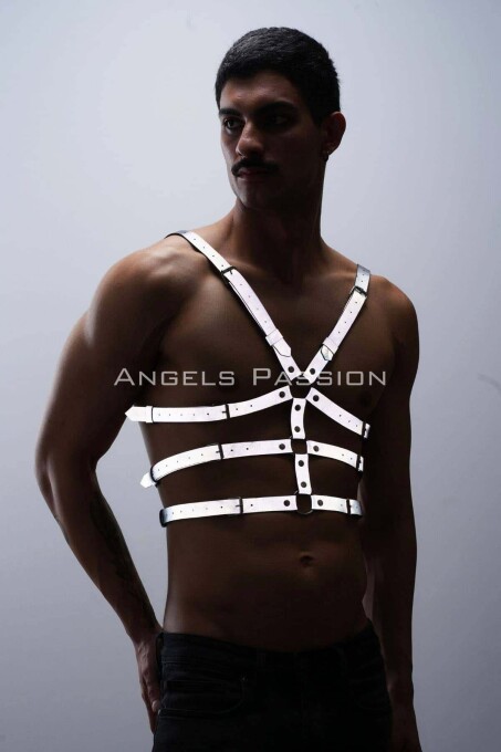 Glow in the Dark Reflective Chest Harness - 1