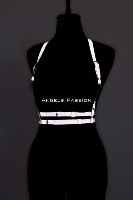 Glow in the Dark - Reflective Chest Harness, Party Harness, Dress Accessory - 1