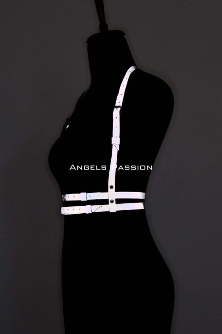 Glow in the Dark - Reflective Chest Harness, Party Harness, Dress Accessory - 2