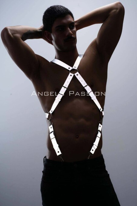 Glow in the Dark Reflective Trousers Suspenders - 7