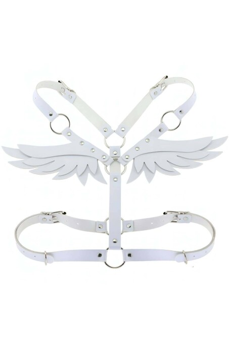 Leather Angel Wing Detail Stylish Body Harness - 2