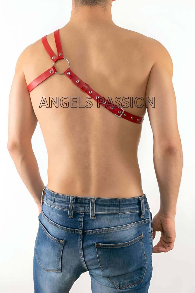 Leather Arm and Shoulder Harness for Men, Single Shoulder Design - 2