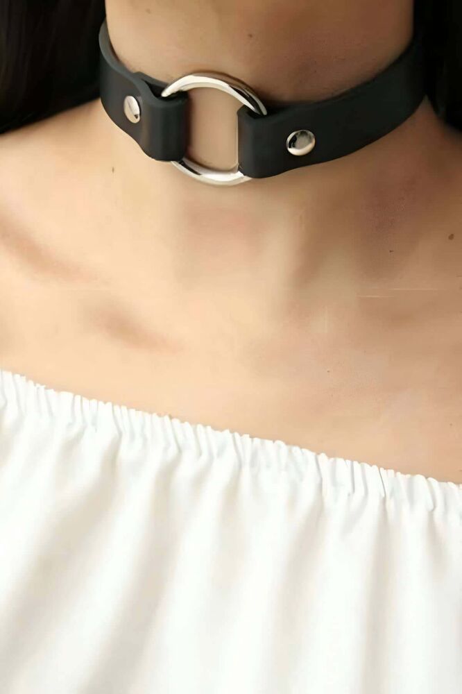 Leather Collar Necklace for Women - 2