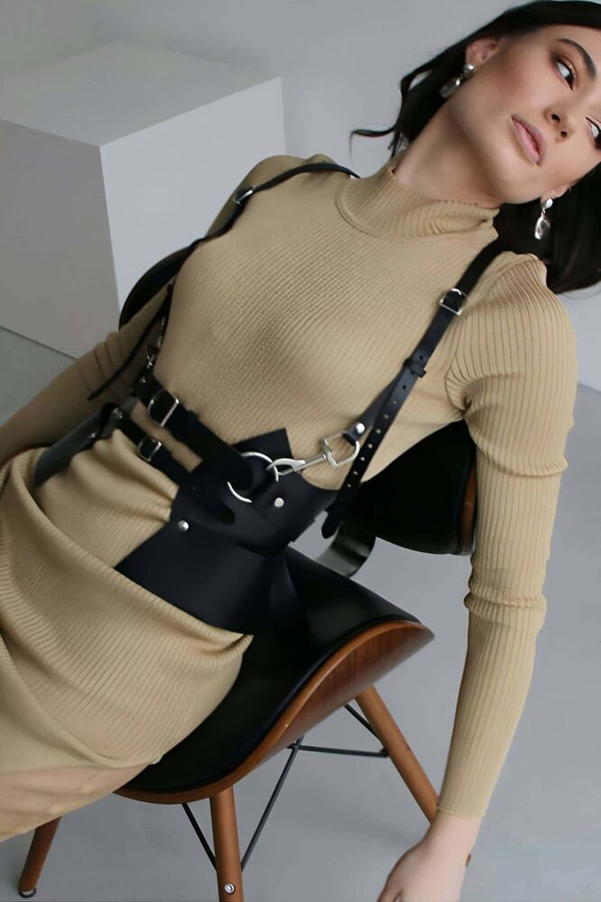 Stylish Leather Dress Belt for Women - 3