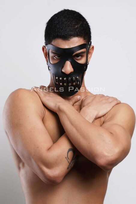 Leather Party Mask for Men, Sexy and Stylish Design - 3