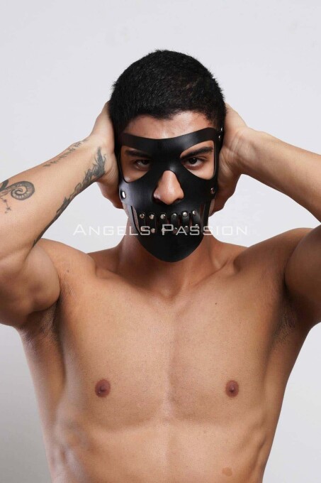 Leather Party Mask for Men, Sexy and Stylish Design - 4