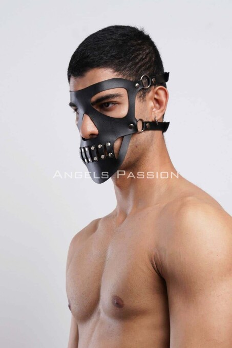 Leather Party Mask for Men, Sexy and Stylish Design - 5