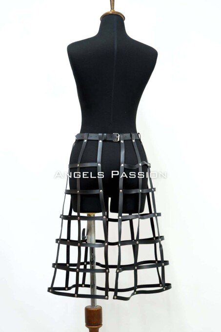 Leather Skirt, Cosplay Skirt - 3