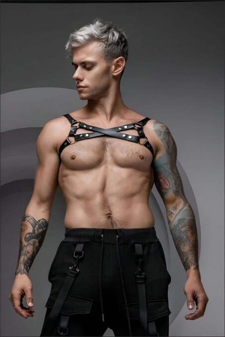 Men's Chest Harness for Party and Dance Wear - 1