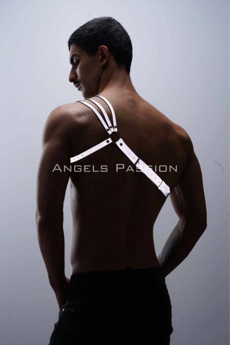 Men's Chest Harness with Reflective 3 Stripes Detail - 6