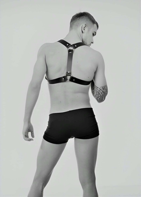 Men's Leather Shoulder Harness - 2