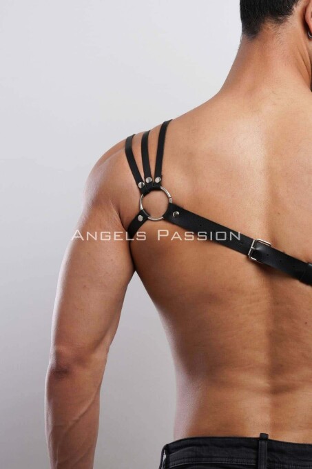 Men's Stylish Shoulder Harness with Chest Detail - 4