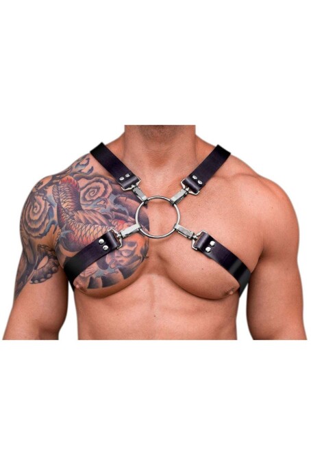 Men's X-Shaped Chest Harness, Shirt and T-Shirt Belt - 1