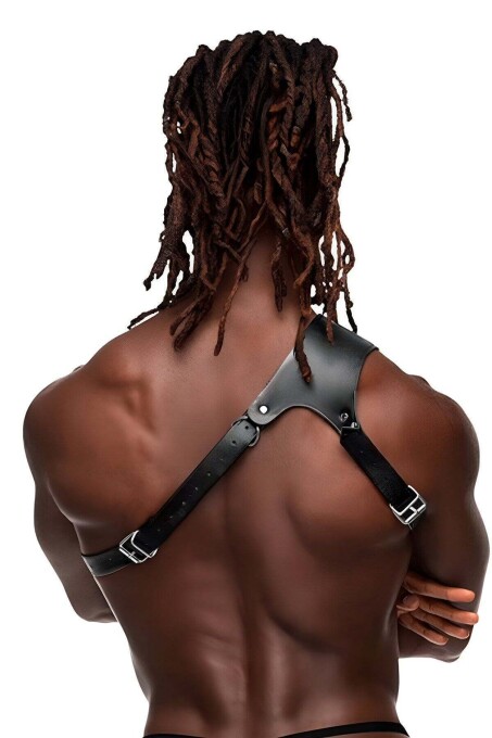 One Shoulder Men's Clubwear Harness for Fancy Wear - 2