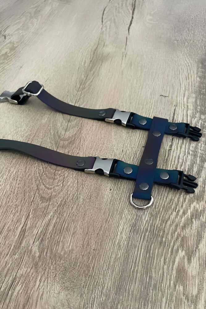 Reflective Cat Harness and Chest Travel Set - 3