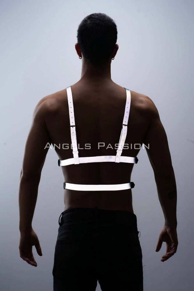 Reflective Chest Harness for Clubwear - 5