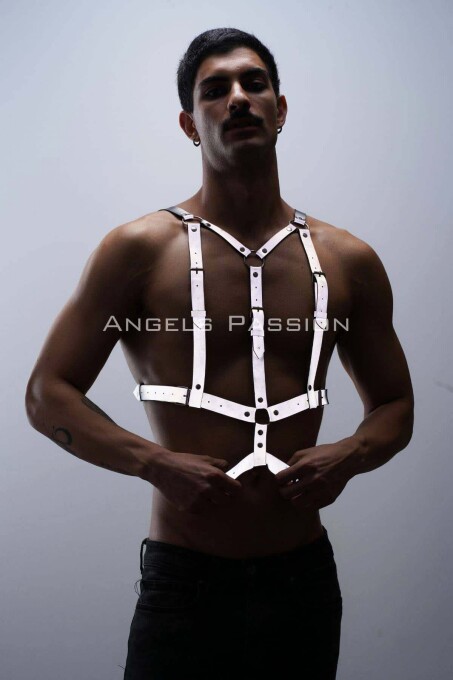 Reflective Chest Harness for Clubwear - 7