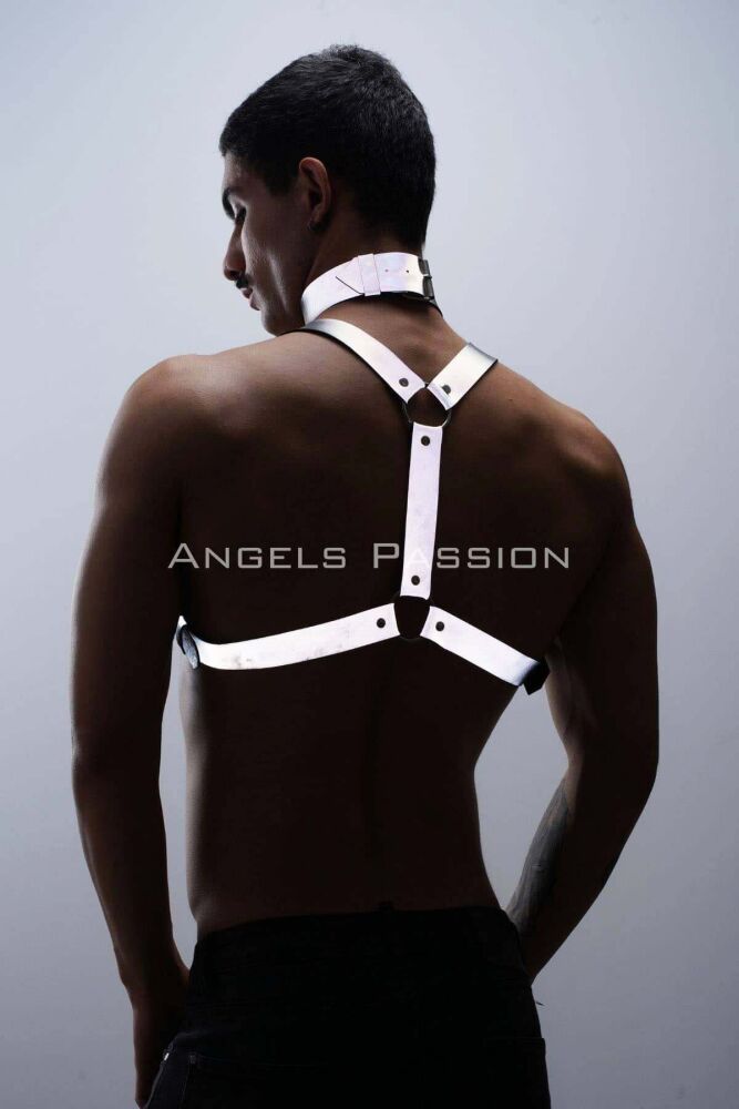 Reflective Choker and Chest Harness Set - 3